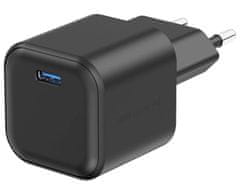 Swissten sieťový adaptér gan 1x usb-c 35w power delivery čierny