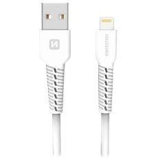 Swissten dátový kabelusb/lightning biely 1,2m (samopredavač)