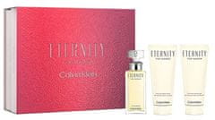 Calvin Klein Eternity - EDP 100 ml + telové mlieko 100 ml + EDP 10 ml