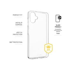 FIXED TPU gélový kryt Story AntiUV pre Samsung Galaxy A06, číry