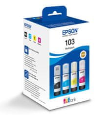 Epson originálny ink C13T00S64A, 103, T00S64A, CMYK EcoTank L3151, L3150, L3111, L3110