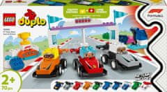 LEGO DUPLO 10445 Pretekárske autá a šoféri tímu F1