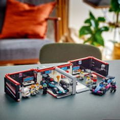 LEGO City 60444 Garáž F1 a autá Mercedes-AMG a Alpine