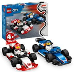 LEGO City 60464 Pretekárske autá F1 Williams Racing a Haas F1