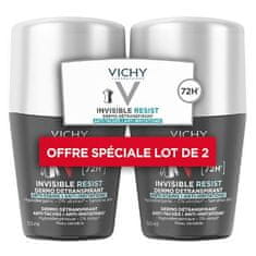 Vichy Súprava guličkových detranspirantov Homme Invisible Resist 72H (Dermo Detranspirant) 2 x 50 ml