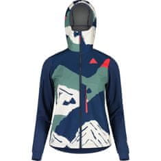 Maloja Bundy univerzálne tmavomodrá XL Hybridjacke Sennesm. Printed