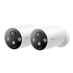 TP-LINK Tapo C425(2-pack) vonkajšia IP kamera, 4MP, 2.1mm, WiFi, batéria