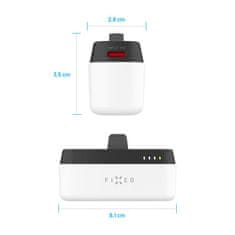 FIXED Powerbanka Zen 5 Plug-in s výstupom PD 20W, 5 000 mAh, biela (FIXZEN-5PL-WH)