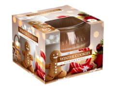 Bispol Sviečka v skle WINTER COOKIES vonná 80g