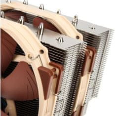 Noctua chladič NH-D15, 4-pin PWM, 1500RPM, 24.6dB, TDP250W, 2x140mm