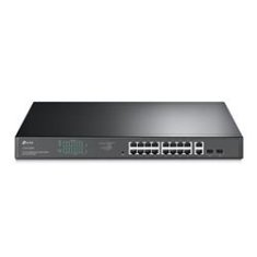 TP-LINK &quot;18-Port Gigabit Easy Smart Switch with 16-Port PoE+PORT: 16× Gigabit PoE+ Ports, 2× Gigabit Non-PoE Ports, 2×