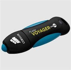 Corsair flash disk 128GB Voyager USB 3.0 (čítanie/zápis: 190/60MB/s) modro-čierny