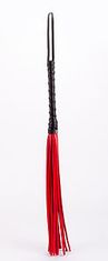 Devil Sticks Devil Sticks Leather Tails Whip (Red), kožený bičík s pokarhaním