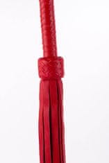 Devil Sticks Devil Sticks Softy Leather Tails Whip (Red), kožený bičík s pokarhaním