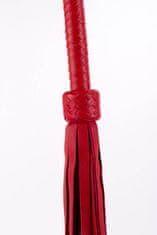 Devil Sticks Devil Sticks Softy Leather Tails Whip (Red), kožený bičík s pokarhaním