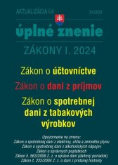 Aktualizácia I/4 2024 – daňové a účtovné zákony