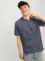 Jack&Jones Pánske polo tričko JORFREDERIKSBERG Relaxed Fit 12263111 Nightshadow Blue (Veľkosť M)