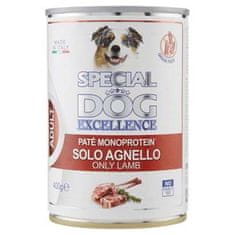 Monge SPECIAL DOG EXCELLENCE pate MONOPROTEIN čisto jahňacie 400g grain free konzerva