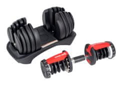 ACRAsport Nastaviteľná činka 24 Kg Set 15 v 1