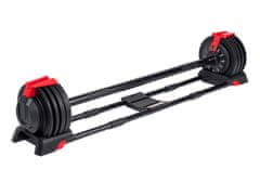 ACRAsport Sada nastaviteľných činiek 24 kg, 3v1