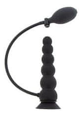 Hidden Desire Inflatable Suction Base Plug Expert (Black), nafukovacia análna zástrčka