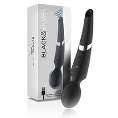 BLACK&SILVER Black and Silver Beck (Black), dvojitá masážna hlava a womanizer