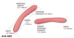 svakom Svakom Ava Neo (Peach), interaktívny vibrátor s prirážaním