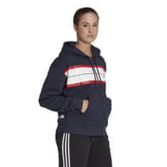 Adidas Mikina tmavomodrá 152 - 157 cm/XS Essentials Pinstripe Block Fleece