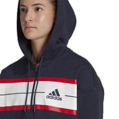 Adidas Mikina tmavomodrá 152 - 157 cm/XS Essentials Pinstripe Block Fleece