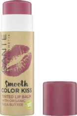 SANTE Naturkosmetik Balzam na pery Smooth Color Kiss - 02 soft red - 7g