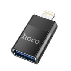 Hoco Adaptér UA17 Lightning/USB-A OTG čierny