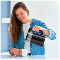 Rýchlovarná kanvica Black+Decker, BXKE2206E, sklenená, nastaviteľná teplota, 1,7 L, skryté výhrevné teleso, vyberateľný filter, 2200 W