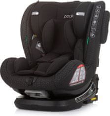 Chipolino Autosedačka Peak i-Size 40-150cm Isofix 360 Obsidian