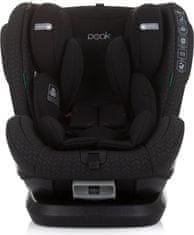 Chipolino Autosedačka Peak i-Size 40-150cm Isofix 360 Obsidian