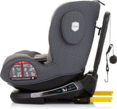 Chipolino Autosedačka Peak i-Size 40-150cm Isofix 360 Granite