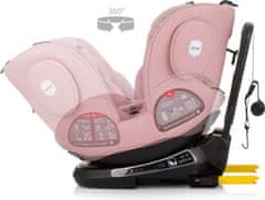 Chipolino Autosedačka Peak i-Size 40-150cm Isofix 360 Flamingo