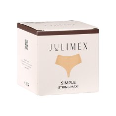 Julimex Dámske nohavičky čierne (String Maxi black) - veľkosť XL