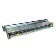 DATACOM 24p. Patch panel 19&quot; STP CAT6A LSA 1U BK