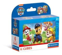 Clementoni Obrázkové kocky Paw Patrol 6 ks