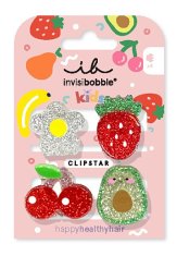 Invisibobble Škripček do vlasov Clipstar Frutti Fun 4 ks