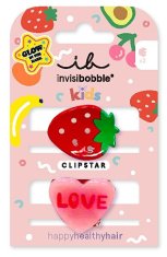 Invisibobble Škripček do vlasov Clipstar Glow Frutti Strawberry 2 ks