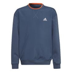 Adidas Mikina tmavomodrá 135 - 140 cm/S Crew Fleece All Szn