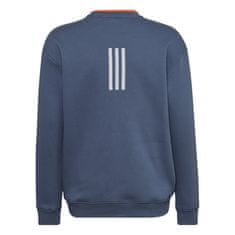 Adidas Mikina tmavomodrá 135 - 140 cm/S Crew Fleece All Szn