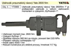 YATO  Rázový utahovák Yato 2600 Nm 1" YT-0960