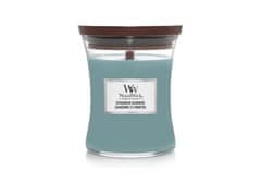 WoodWick Evergreen Cashmere sviečka váza 275g