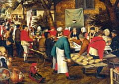 Grafika Pieter Bruegel: Sedliacka svadba