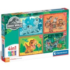 Clementoni detské puzzle Dinosaury sada 4v1 (12, 16, 20, 24 dielikov)