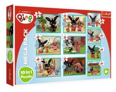 Trefl puzzle zajačik Bing sada 10v1