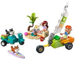 LEGO Friends 42641 Dobrodružstvo so surfujúcimi psami a skútrom