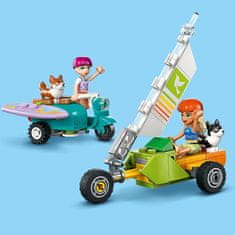 LEGO Friends 42641 Dobrodružstvo so surfujúcimi psami a skútrom